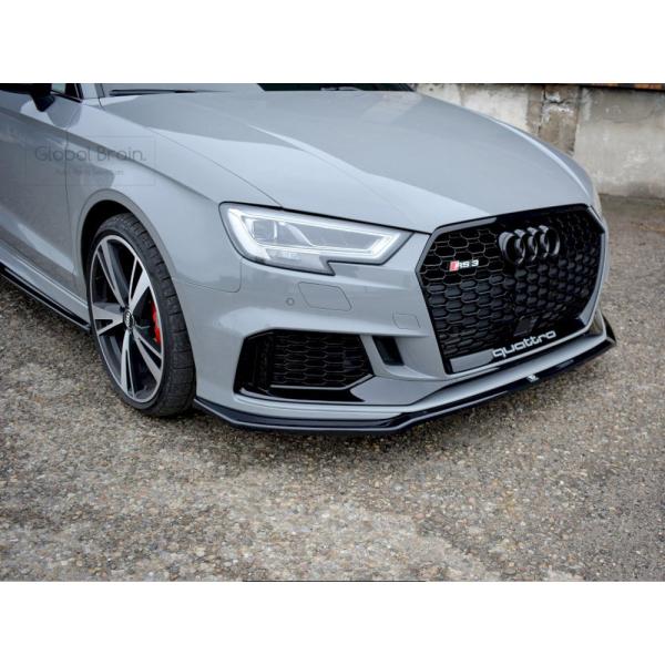 アウディ RS3 8V 後期 セダン フロント リップ スポイラー V.2_1