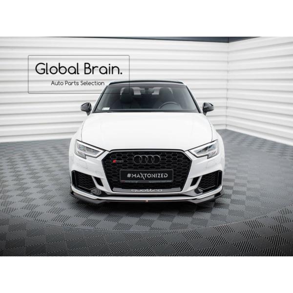 アウディ RS3 8V 後期 セダン フロント リップ スポイラー V5_1