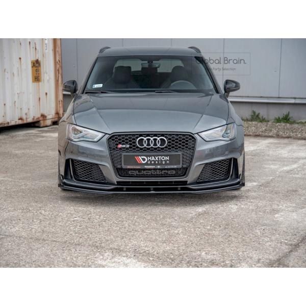 アウディ RS3 8V 前期 スポーツバック フロント スプリッター+ ウィングレット_1