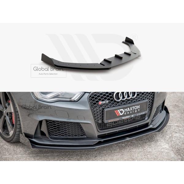 アウディ RS3 8V 前期 スポーツバック フロント スプリッター+ ウィングレット_4