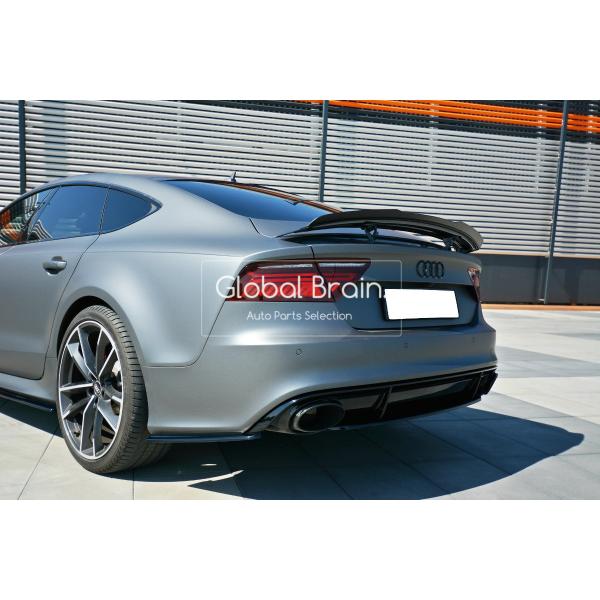 2014- アウディ RS7 後期 リア サイド スプリッター スパッツ / ( ディフューザー スプリッター スポイラーエアロ バンパー フェンダー) 22,960円
