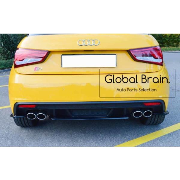 アウディ S1 8X 8XA リア センター ディフューザー / ( ディフューザー スプリッター スポイラーエアロ バンパー フェンダー)