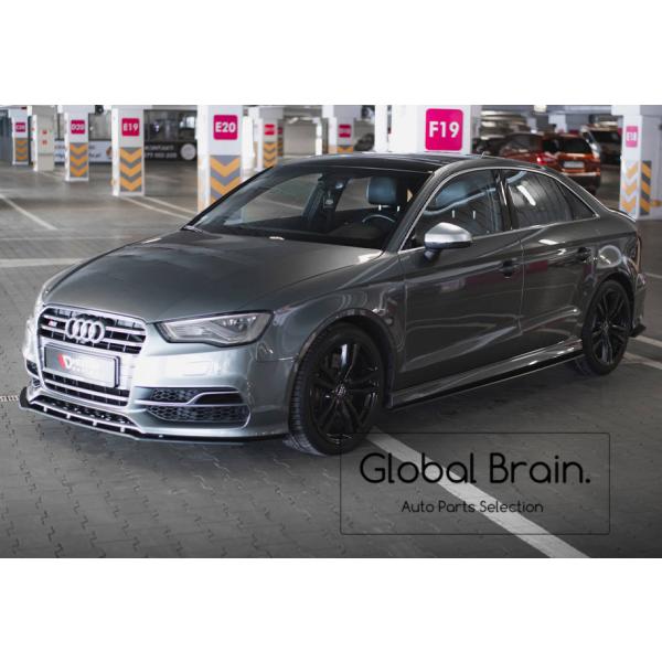 アウディ S3 8V 前期 / A3 8V Sライン セダン フロント リップ スポイラー レーシング