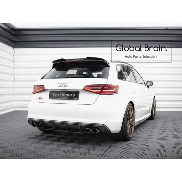 アウディ S3 8V 前期 / A3 8V Sライン スポーツバック リア ルーフ スポイラー