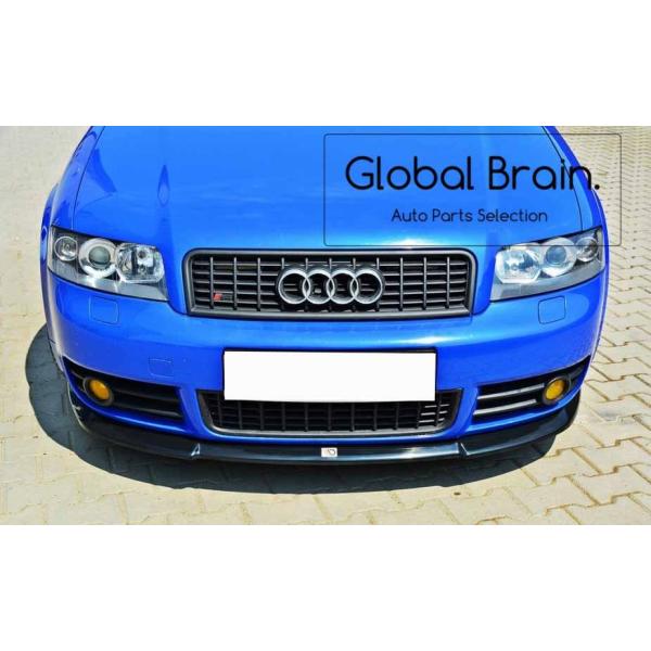 アウディ S4 B6 純正 標準バンパー用 フロント バンパー リップ スポイラー_1