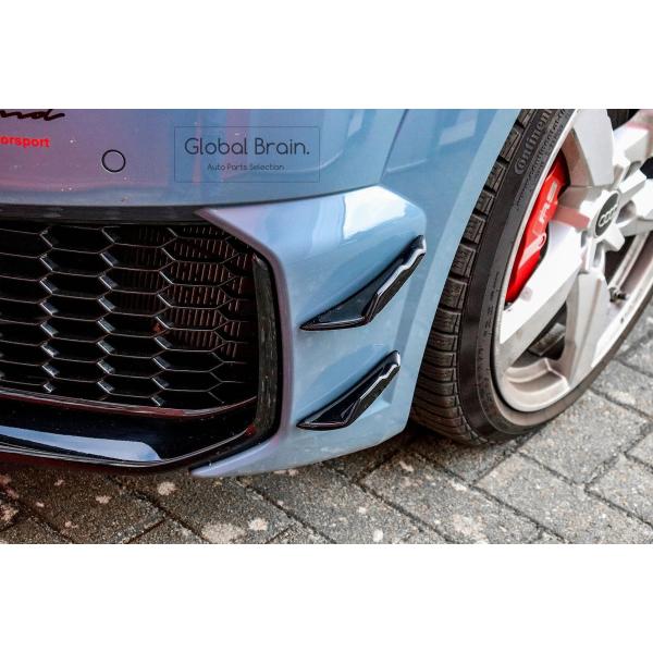 アウディ TT RS TTS 8S 後期 フロント バンパー カナード / ( ディフューザー スプリッター スポイラーエアロ バンパー フェンダー)