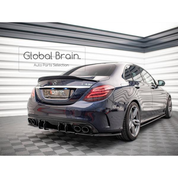 メルセデスベンツ Cクラス W205 C43 AMG 後期 リア センター ディフューザー フィン レーシング / ( ディフューザー スプリッター スポイラーエアロ バンパー フェンダー) 31,720円