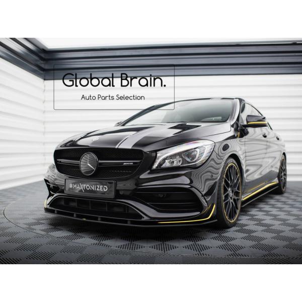 メルセデスベンツ CLA 後期 C117 CLA45 AMG フロント リップ スポイラー レーシング