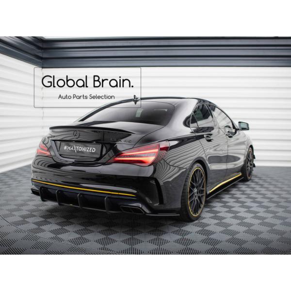 メルセデスベンツ CLA 後期 C117 CLA45 AMG リア センター ディフューザー フィン レーシング