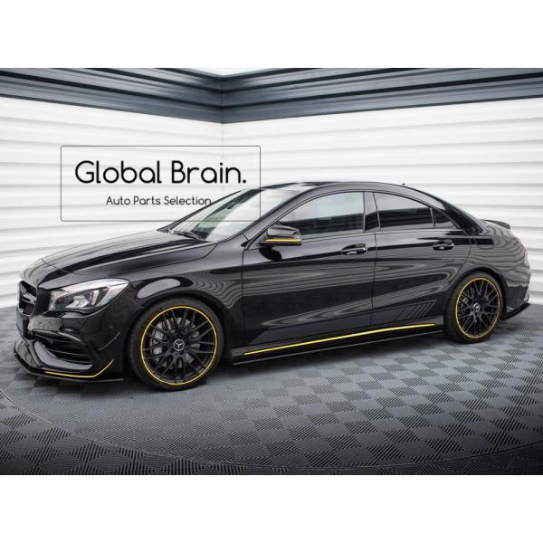 メルセデスベンツ CLA 後期 C117 CLA45 AMG サイド スプリッター スパッツ レーシング