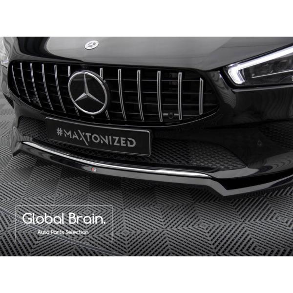メルセデスベンツ CLA C118 X118 フロント リップ スポイラー V1_2