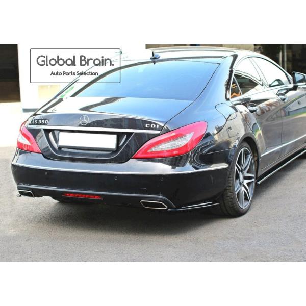 メルセデスベンツ CLS W218 C218 前期 リア サイド スプリッター スパッツ / ( ディフューザー スプリッター スポイラーエアロ バンパー フェンダー)