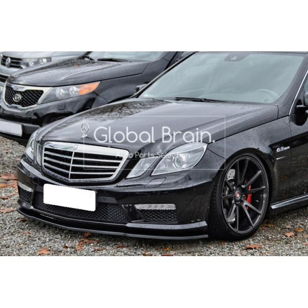 メルセデスベンツ Eクラス W212 S212 E63 フロント スプリッター スポイラー