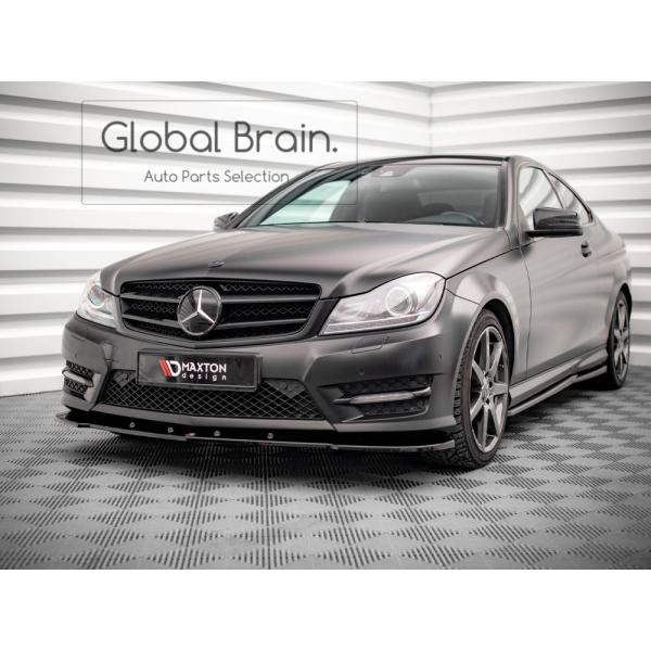 メルセデスベンツ W204 クーペ C204 後期 AMGスポーツ フロント リップ スポイラーV2 / ( ディフューザー スプリッター スポイラーエアロ バンパー フェンダー) 34,385円
