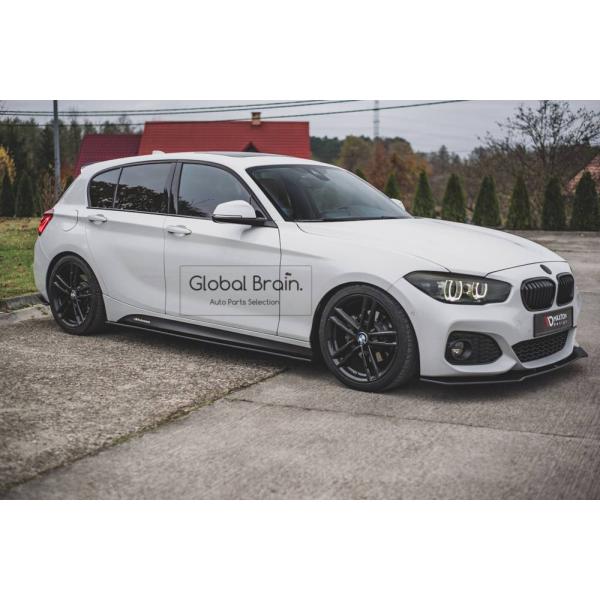 BMW 1シリーズ F20 Mスポーツ 後期/ M140i サイド スカート カバー スポイラー V2 レーシング / ( ディフューザー スプリッター スポイラーエアロ バンパー フェンダー)