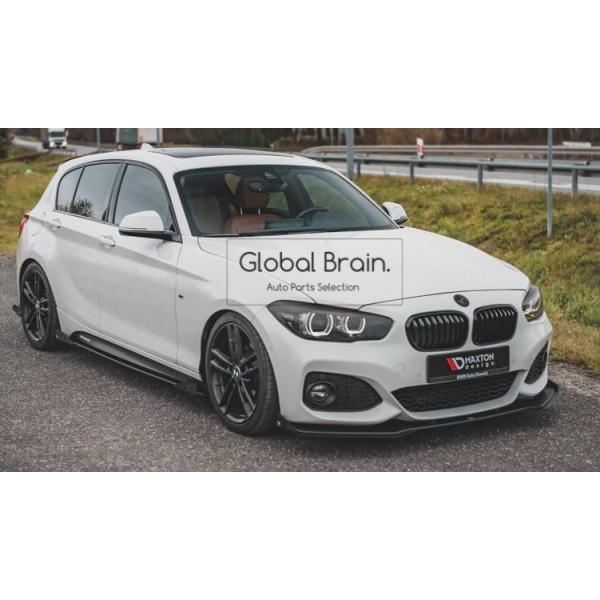 BMW 1シリーズ F20 Mスポーツ 後期 /M140i サイド スカート カバー スポイラー+ ウィングレット V2 レーシング