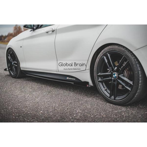 BMW 1シリーズ F20 Mスポーツ 後期 /M140i サイド スカート カバー スポイラー+ ウィングレット V2 レーシング_1