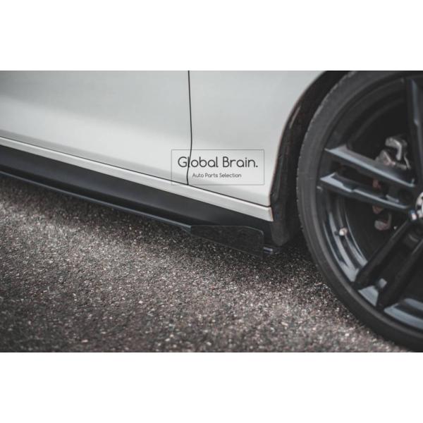 BMW 1シリーズ F20 Mスポーツ 後期 /M140i サイド スカート カバー スポイラー+ ウィングレット V2 レーシング_2