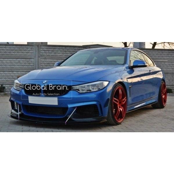 BMW 4シリーズ F32 Mスポーツ/Mパフォーマンス フロント リップ スポイラー レーシング / ( ディフューザー スプリッター スポイラーエアロ バンパー フェンダー) 32,370円