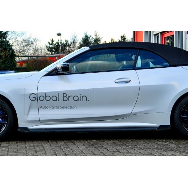 BMW 4シリーズ G22 G23 Mスポーツ/ M440i サイド スカート ディフューザー+ウィングレット