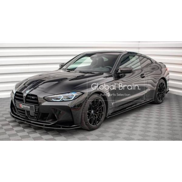 BMW M4 G82 サイド スカート カバー スポイラー レーシング / ( ディフューザー スプリッター スポイラーエアロ バンパー フェンダー)