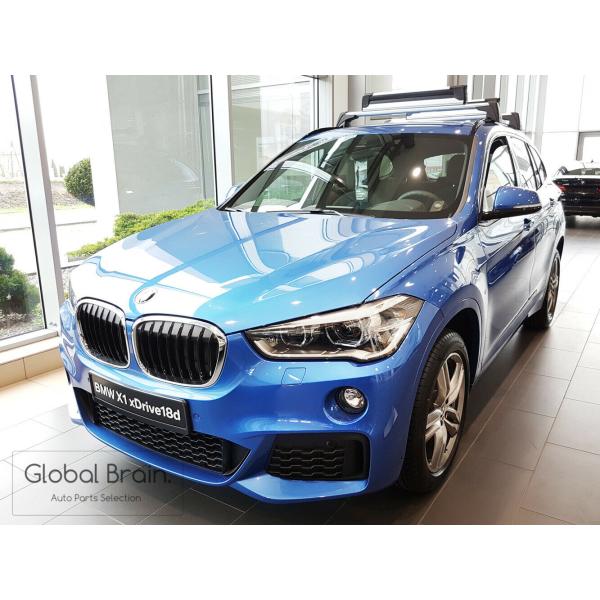 BMW X1 F48 Mスポーツ リア バンパー プロテクター ガード シルバー