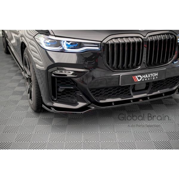 BMW X7 G07 Mスポーツ フロント バンパー リップ スポイラー V3_1