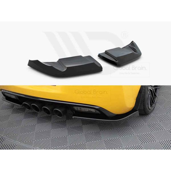 シボレー コルベット C6 リア サイド スプリッター_4