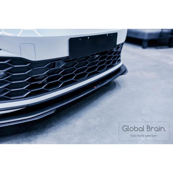 フォルクスワーゲン ゴルフ8 GTI フロント リップ スプリッター用 エクステンション