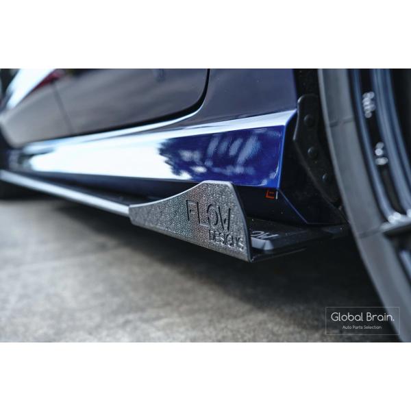 アウディ S3 8V / Sライン 後期 セダン サイドスカート用 ウィングレット - Flow Design