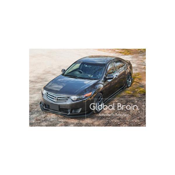 ホンダ アコード セダン ツアラー CU1 CU2 CW1 CW2 後期 フロント リップ スプリッター用 エクステンション