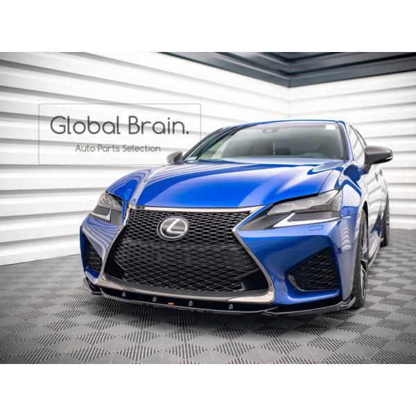 レクサス GS F 後期 L10 フロント リップ スポイラー V2 / ( ディフューザー スプリッター スポイラーエアロ バンパー フェンダー)