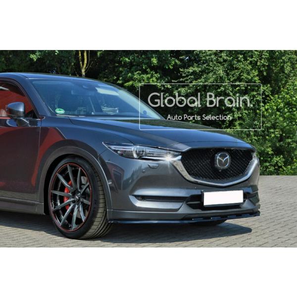 2017- マツダ CX-5 CX5 KF フロント スプリッター スポイラー / ( ディフューザー スプリッター スポイラーエアロ バンパー フェンダー)
