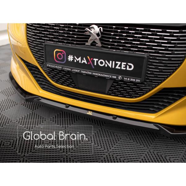 プジョー 208 P21 GT フロント リップ スポイラー V1_2