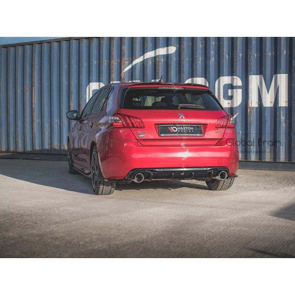 プジョー 308 GT T9 後期 リア サイド スプリッター スパッツ / ( ディフューザー スプリッター スポイラーエアロ バンパー フェンダー) 23,359円