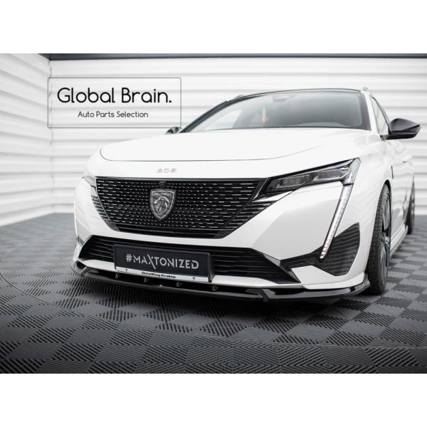 プジョー 308 / SW GT P51 P52 フロント リップ スポイラー / ( ディフューザー スプリッター スポイラーエアロ バンパー フェンダー)