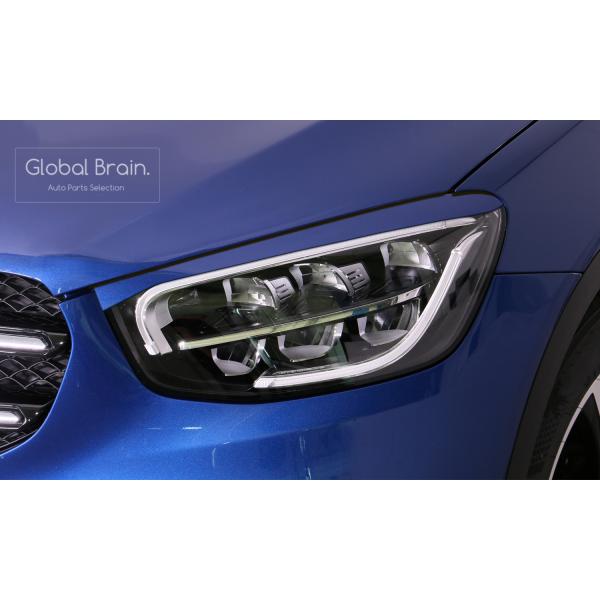 メルセデス ベンツ GLC X253/ クーペ C253 後期  ヘッドライトカバー アイライン アイブロウ