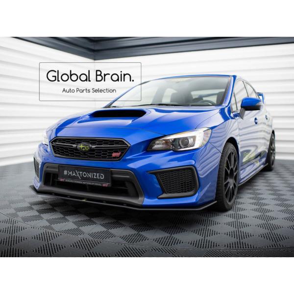 スバル WRX STI VAB 後期 フロント リップ スポイラー レーシング