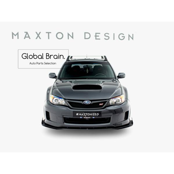 スバル インプレッサ WRX STI GVB GVF 後期 フロント リップ スポイラー +ウィングレット レーシング_1