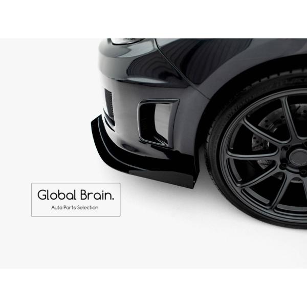 スバル インプレッサ WRX STI GVB GVF 後期 フロント リップ スポイラー +ウィングレット レーシング_3