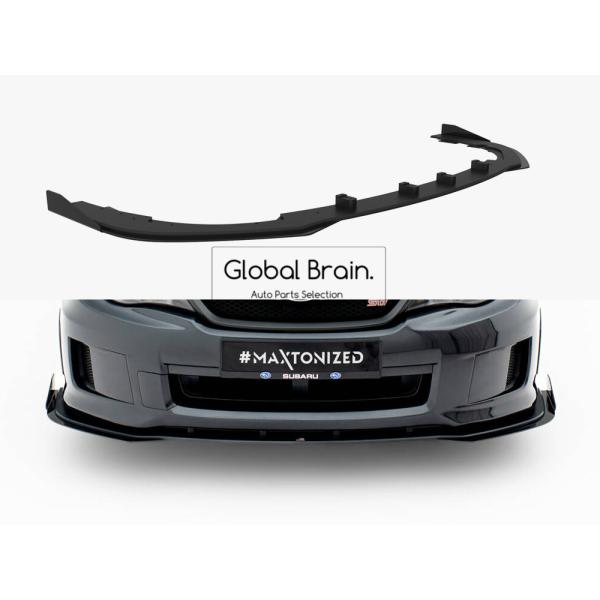 スバル インプレッサ WRX STI GVB GVF 後期 フロント リップ スポイラー +ウィングレット レーシング_5