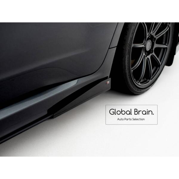 スバル インプレッサ WRX STI GVB GVF 後期 サイド スカート ディフューザー +ウィングレット レーシング_3