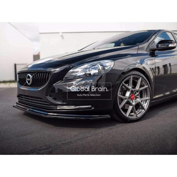 2012-2019 ボルボ V40 フロント リップ スポイラー / ( ディフューザー スプリッター スポイラーエアロ バンパー フェンダー)