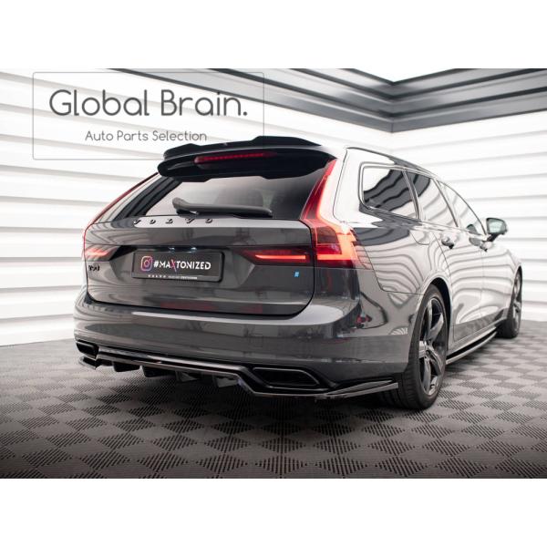 2016-2020 ボルボ V90 Rデザイン 前期 リア ディフューザー スポイラー