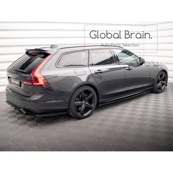 2016-2020 ボルボ V90 Rデザイン 前期 サイド スカート カバー スポイラー / ( ディフューザー スプリッター スポイラーエアロ バンパー フェンダー)