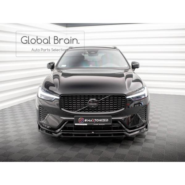 ボルボ XC60 Rデザイン / リチャージ アルティメット 後期 フロント リップ スポイラー_1