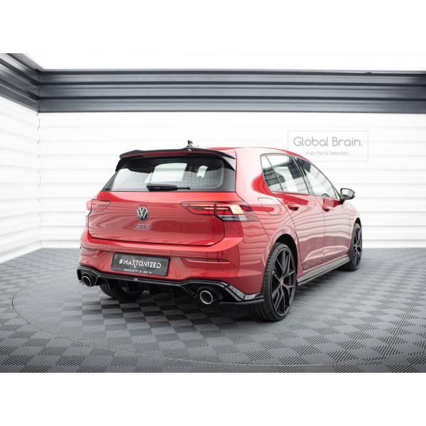 フォルクスワーゲン ゴルフ8 GTI 前期 後期 リア サイド スプリッター V3 / ( ディフューザー スプリッター スポイラーエアロ バンパー フェンダー)
