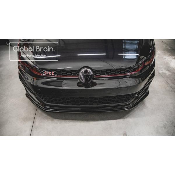 フォルクスワーゲン ゴルフ 7.5 GTI 後期 TCR フロント リップ スポイラー / ( ディフューザー スプリッター スポイラーエアロ バンパー フェンダー) 34,385円