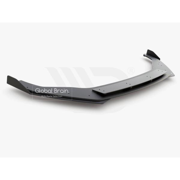 フォルクスワーゲン ゴルフ 7.5 R 後期 フロント リップ スポイラー+ ウィングレット レーシング / ( ディフューザー スプリッター スポイラーエアロ バンパー フェンダー)