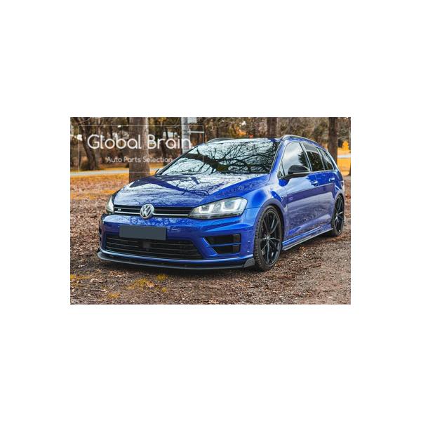 フォルクスワーゲン ゴルフ7 R 前期 ヴァリアント ワゴン フロント リップ スプリッター用 ウィングレット